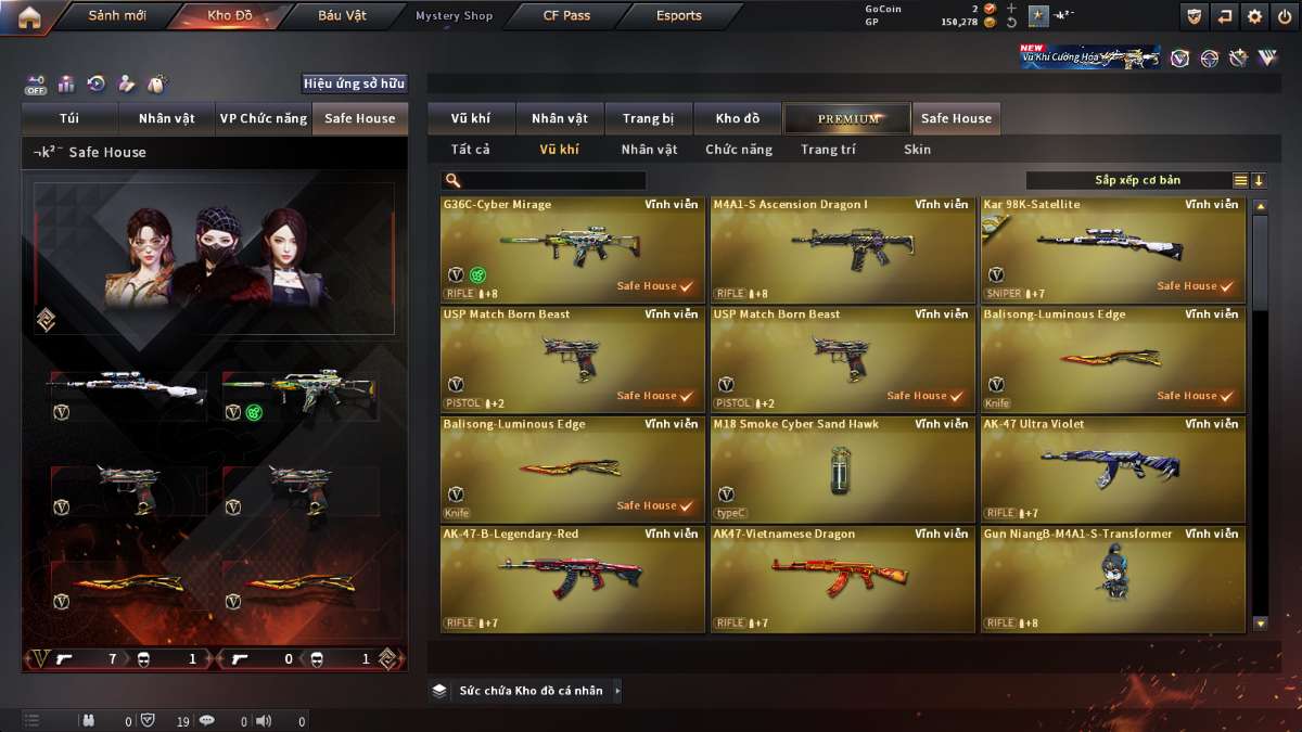 shop acc cf uy tin gia re